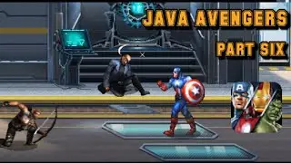 Avengers Java Game &ndash; Part 6 | Captain America Gameplay | Old Mobile Game