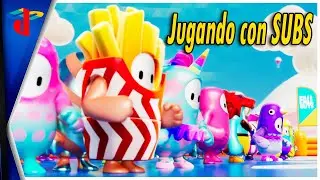 JUGANDO FALL GUYS CON SUBS EN VIVO!!