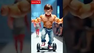Cute Baby Body Builder part 15 #aifusion #midjourney #shorts #midjourneymagic #cat #body #builder