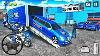 Transporting Police Vehicles in Cargo Plane | Car Transporter Simulator - Android GamePlay