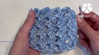 The Crystal Wave Stitch|How to crochet