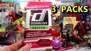 Three 2021-22 Panini Donruss Soccer Value Packs