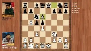 Mishra vs Theodorou - Round 3 - 2025 London Chess Classic