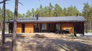 Muuttovalmis Kontio Glass House 150B Hangossa