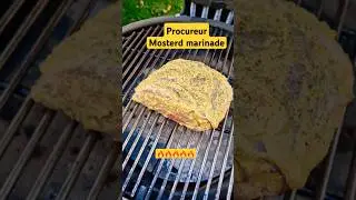 kamado bbq procureur mosterd marinade indirect bbq recept #kamado #bbq #grill #food #steak #recipe