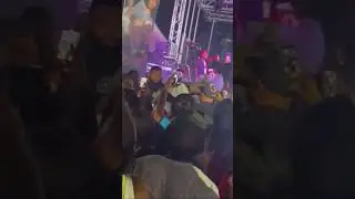 Singer Monica jumps off stage to confront man punching woman