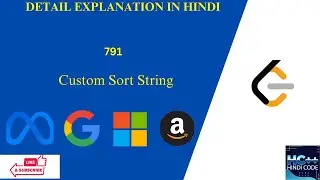 Custom Sort String | LeetCode 791 | C++