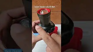 senter kepala luby 85 watt super terang bisa zoom #senterkepala #senterled #sentersuperterang