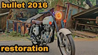 CLASSIC 350 SILVER TO DESERT STORMECOLOR CHANGE|| Bullet Restoration ||Moneysinghofficial