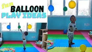 14 INDOOR BALLOON Activities for Children ages 0-5 years old| Announcement of Giveaway Winners