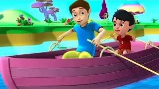 Row Row Your Boat | Nursery Rhymes From Oh My Genius