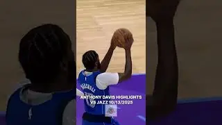 ANTHONY DAVIS HIGHLIGHTS VS JAZZ | 25 PTS 6 REB | OCTOBER 13, 2025 #nba #nbapreseason #anthonydavis