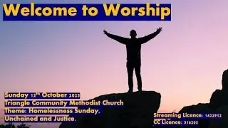 Sunday Worship - 12 October 2025 - Triangle CM Church Bolton