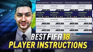 FIFA 18 BEST PLAYER INSTRUCTIONS FOR ALL FORMATIONS TUTORIAL - BEST ATTACK & DEFENCE - TIPS & TRICKS