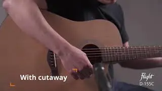 Acoustic Guitar Flight D-155C
