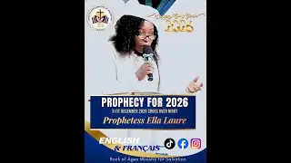 2026 IS THE YEAR OF GOD JUDGMENT BY PROPHETESS ELLA LAURE. CROSS OVER NIGHT, 31ST DECEMBER 2025.