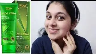 Wow Aloe Vera Peel Off Gel Mask Review/ suits all skin type