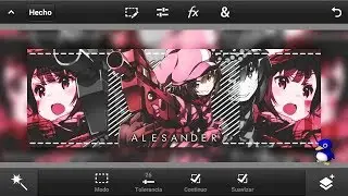 Anime Header SpeedArt #7 (Llenn) | Ps Touch