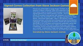 DB2024 - Giveaway for: Signed Games Collection from Steve Jackson Games