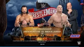 Beast vs Chosen One: Drew McIntyre vs Brock Lesnar | WWE Title | WrestleMania 36