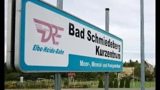 Stillgelegter Bahnhof: Bahnhof Bad Schmiedeberg und Haltepunkt Bad Schmiedeberg Kurzentrum