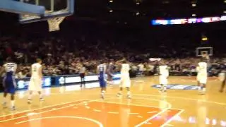 Ramon Haris rebound and foul UK UCONN 12-9-09 Madison Square Garden