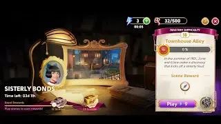 June's Journey Secrets 23R Scene 18 Townhouse Alley Silhouette Mode 4k HD 