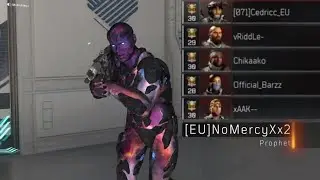 Tough game against 5 men party in control League play black ops 4