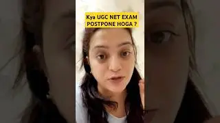 Kya UGC NET EXAM POSTPONE HOGA ? 🚨 | Dr. Heena #shorts #ugcnet2025 #exam #postpond #jrf #paper1