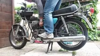 Yamaha RD 250 Typ 352 erster Start nach 20 Jahren