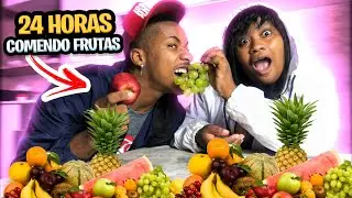 24 HORAS COMENDO só FRUTAS 😱🍎