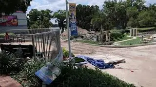 May 15, 2021 Miniland Shade Structure Construction Update LEGOLAND Florida