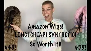 Joedir Wigs | Try On & Review! | Long Synthetic Wigs from Amazon! | Brooke Marean