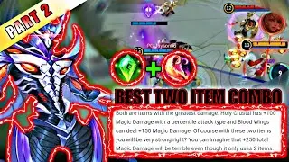 BEST TWO ITEM BUILD EXPERIMENTAL COMBINATION FOR ZHASK PART 2 | Hatr3d SOLO RANK GAMEPLAY - MLBB S20