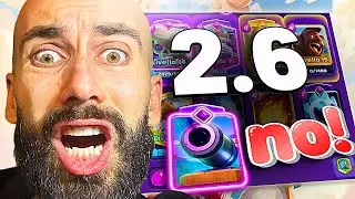 Provo il 2.6 SENZA il CANNONE EVO! E ci Gioco la classificata! #clashroyale