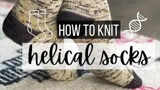 Винтовые носки | Как вязать носки | Урок по вязанию носков | Knitty Natty