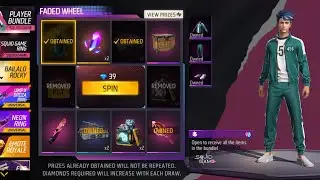 Faded wheel player bundle squid game / free fire #freefire #garenafreefire #fadedwheel