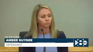 Amber Guyger talks about texting with her partner earlier on the day of the shooting