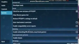how to restore default ppsspp settings