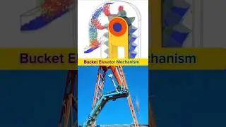 Bucket Elevator Mechanism | Vertical Lifting System for Bulk Materials Like Grain, Cement #lifters