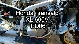 Honda XL 600 V Transalp  #2 Wyciągam silnik z ramy i szukam usterki