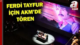Ferdi Tayfur İçin AKM'de Tören! Arabesk Müziğin Ferdi Babası'na Veda  | A Haber