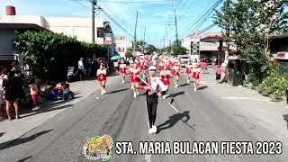 Banda 14 of Baliuag Bulacan in Sta. Maria  Fiesta 2023 Marching Band Parade
