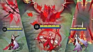 Cecilion Collector Skin Crimson Wings mobile legends bang bang