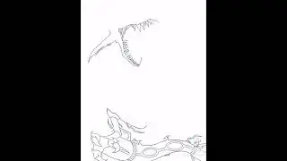 Drawing Rayquaza Venomized