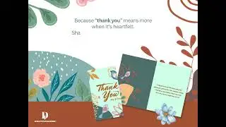 Digital Thank You Poetry Greeting Card &ndash; Thank You! 💛