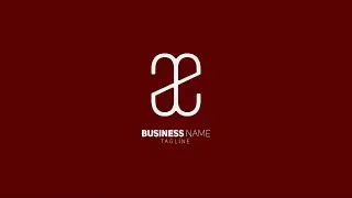 Unique AE Letter Logo Design Tutorial in Adobe Illustrator | Logo Design Ideas