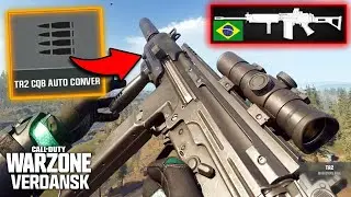 Brazilian FAL SMG Prototype and Brazilian FAL Loadout in Warzone Verdansk Solos Win Gameplay