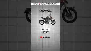 top 5 highest ⛽mileage sports bike under 2 lakh || ANALYZO || #bike #shorts #viral