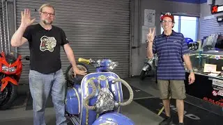 Thomas Willeford's Steampunk'd FALLOUT Themed Vespa Scooter